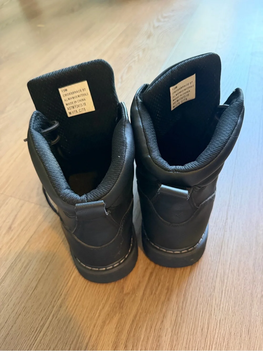 Nevados Work Crossbrace ST Men’s Size 13M Black Safety Toe Work Boots